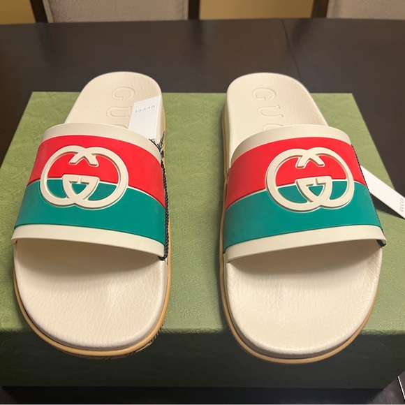 New Gucci GG Logo Slide Sandal Size EUR 41 / US 9.5 M - Picture 12 of 12